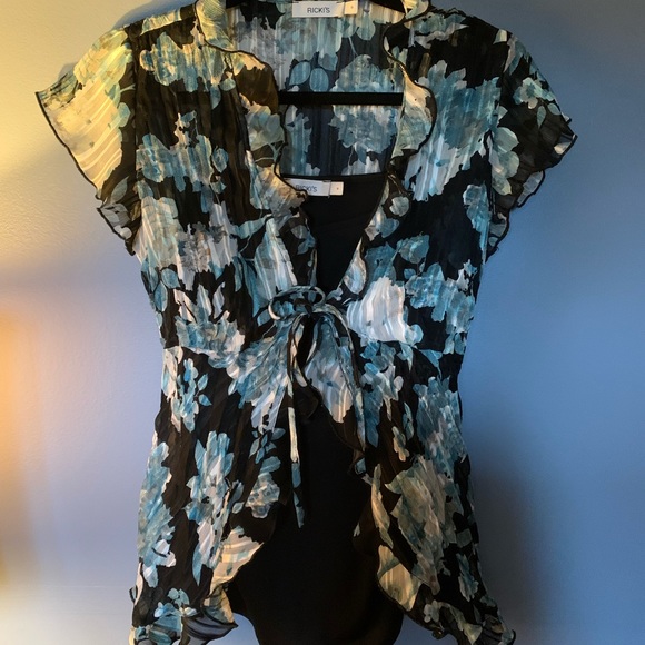 Ricki’s Ruffled Blouse with Camisole - Picture 1 of 6